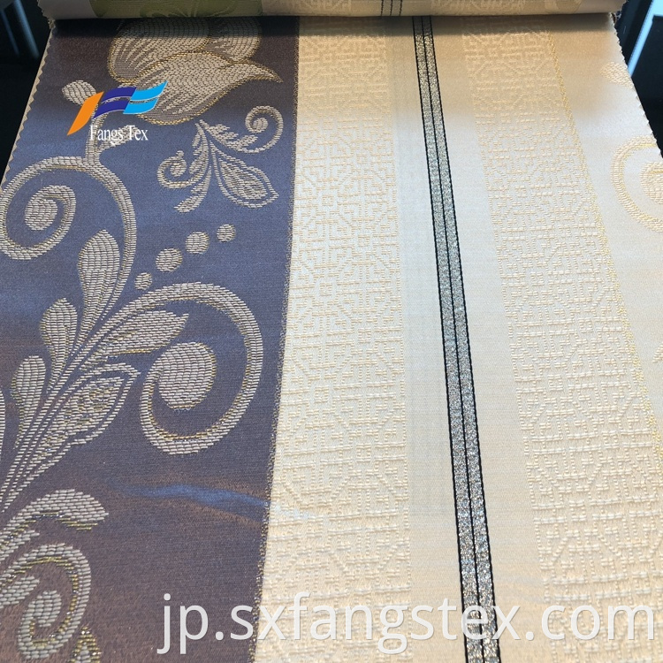 Wholesaler Jacquard Bblackout Upholstery Curtain Fabric 4